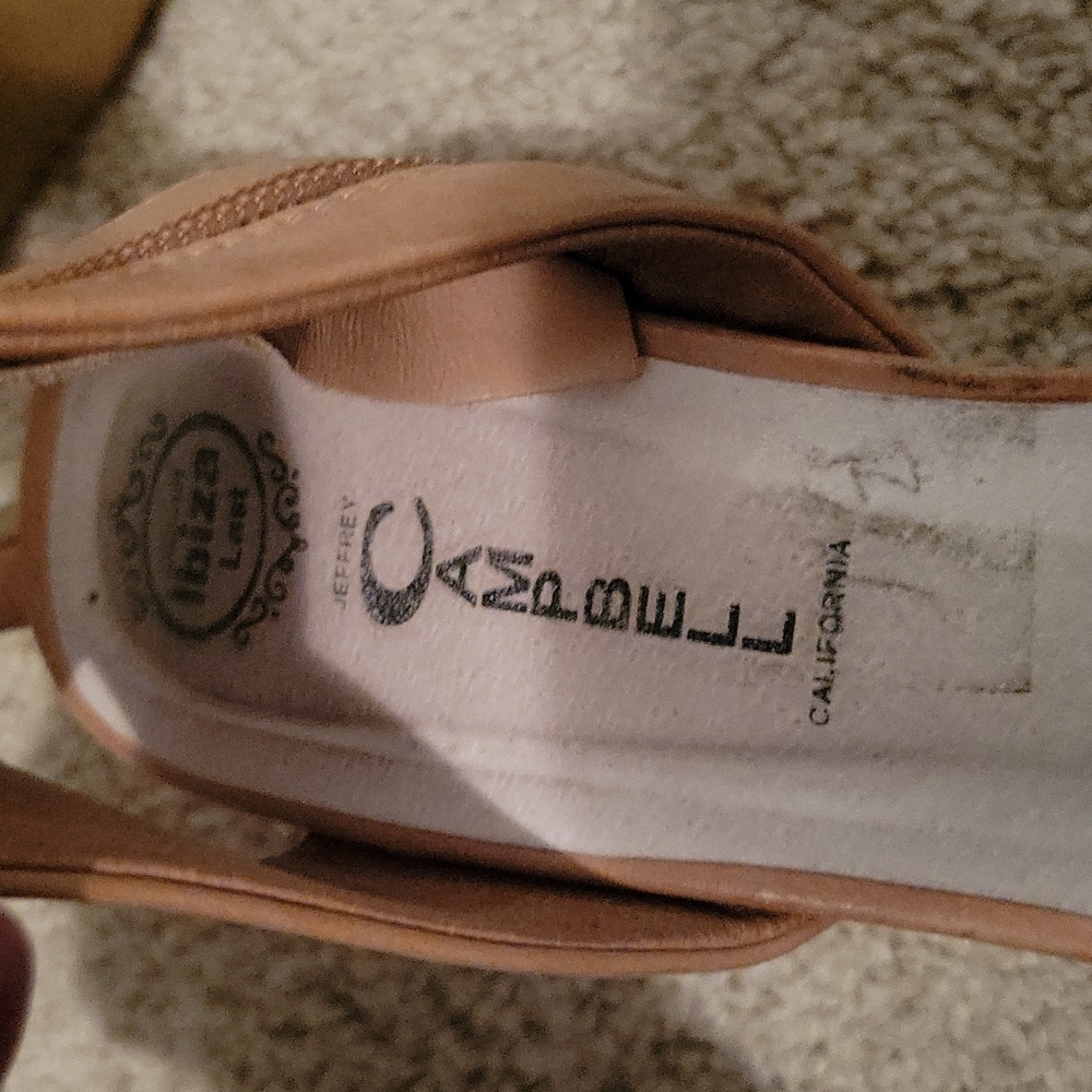 Jeffrey Campbell nude wrap around heels sz 7.5 - Picture 7 of 11